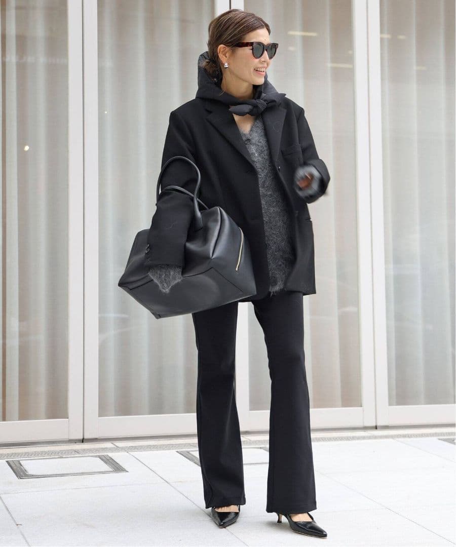 美品　ドゥーズィエムクラス　ディレクターパンツ　36　フレアパンツ