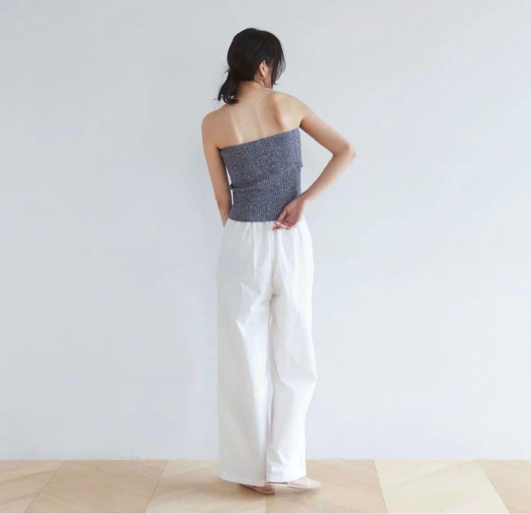 SeaRoomlynn♡2tuckナイロンボリュームパンツホワイト Sサイズ