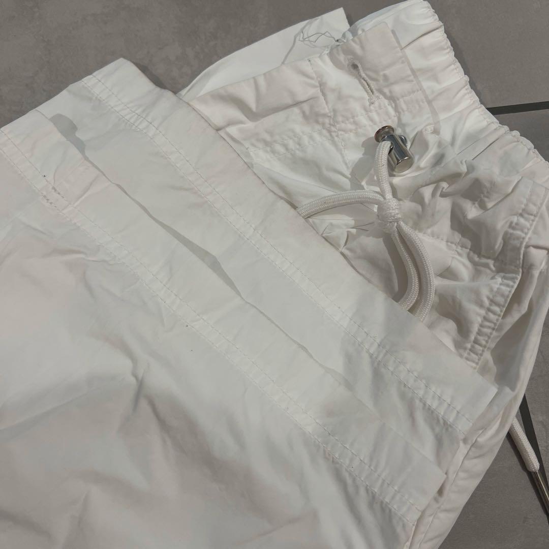 SeaRoomlynn♡2tuckナイロンボリュームパンツホワイト Sサイズ