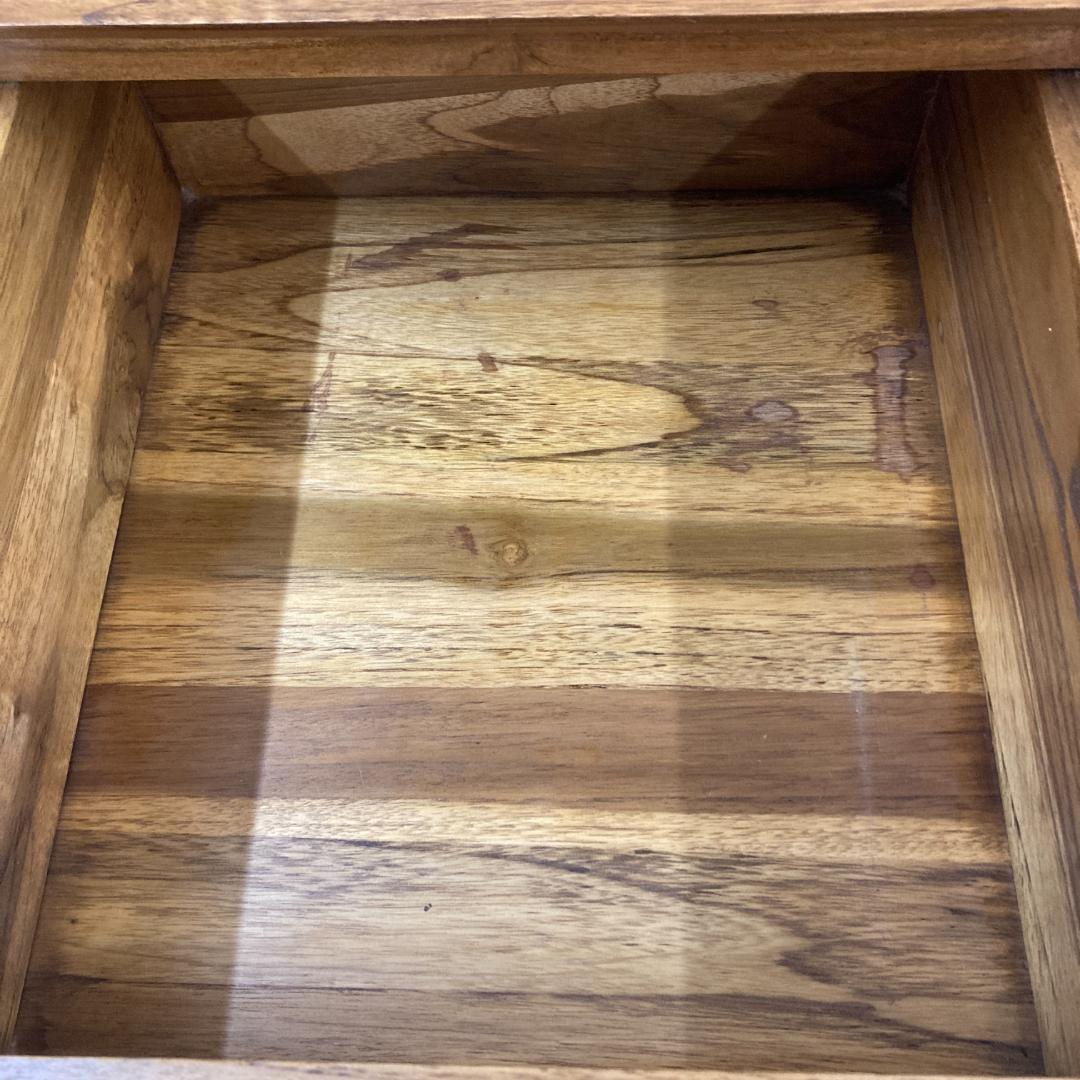 ４段チェスト　チーク　アジアン　無垢　整理箪笥