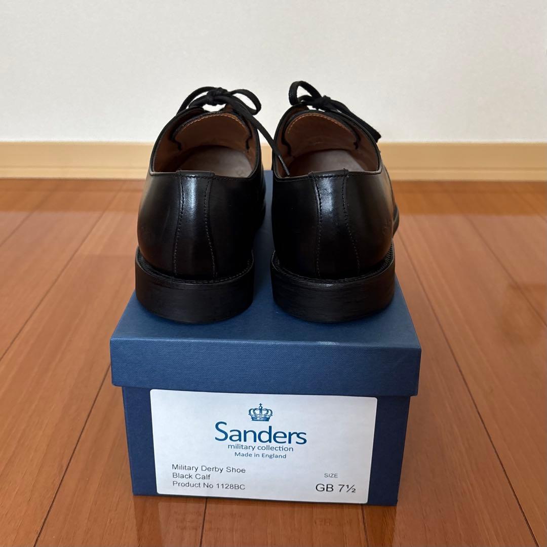 サンダース ミリタリーダービーシューズ UK7.5 1128BC