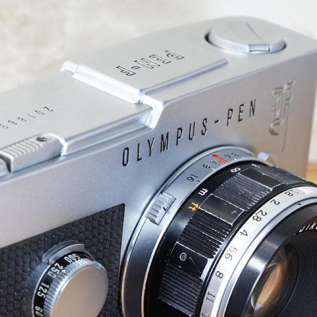 【整備済完動美品】Olympus-PEN F/F.Zuikoレンズ