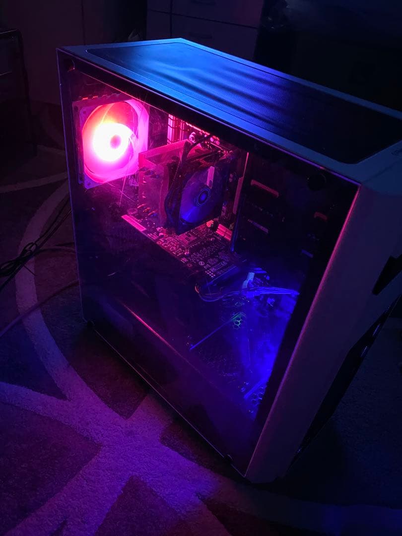 ライト ゲーミングPC core i5 GTX搭載 オプション+白ガラスケース