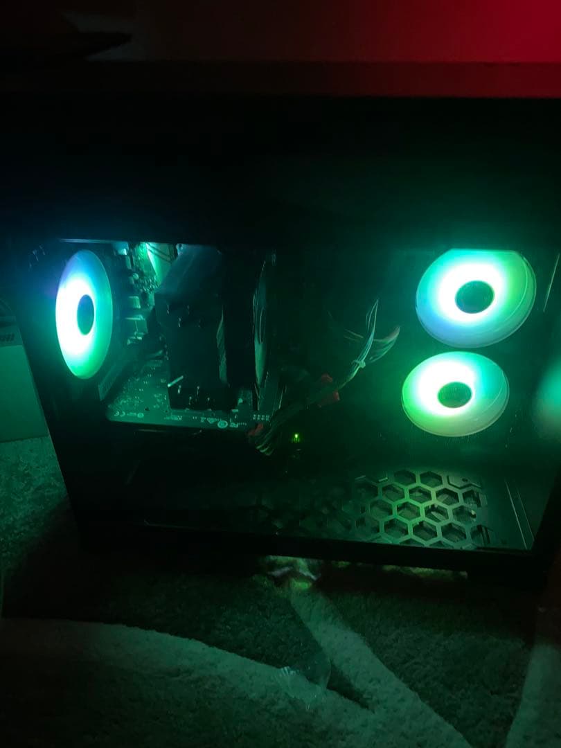 ライト ゲーミングPC core i5 GTX搭載 オプション+白ガラスケース