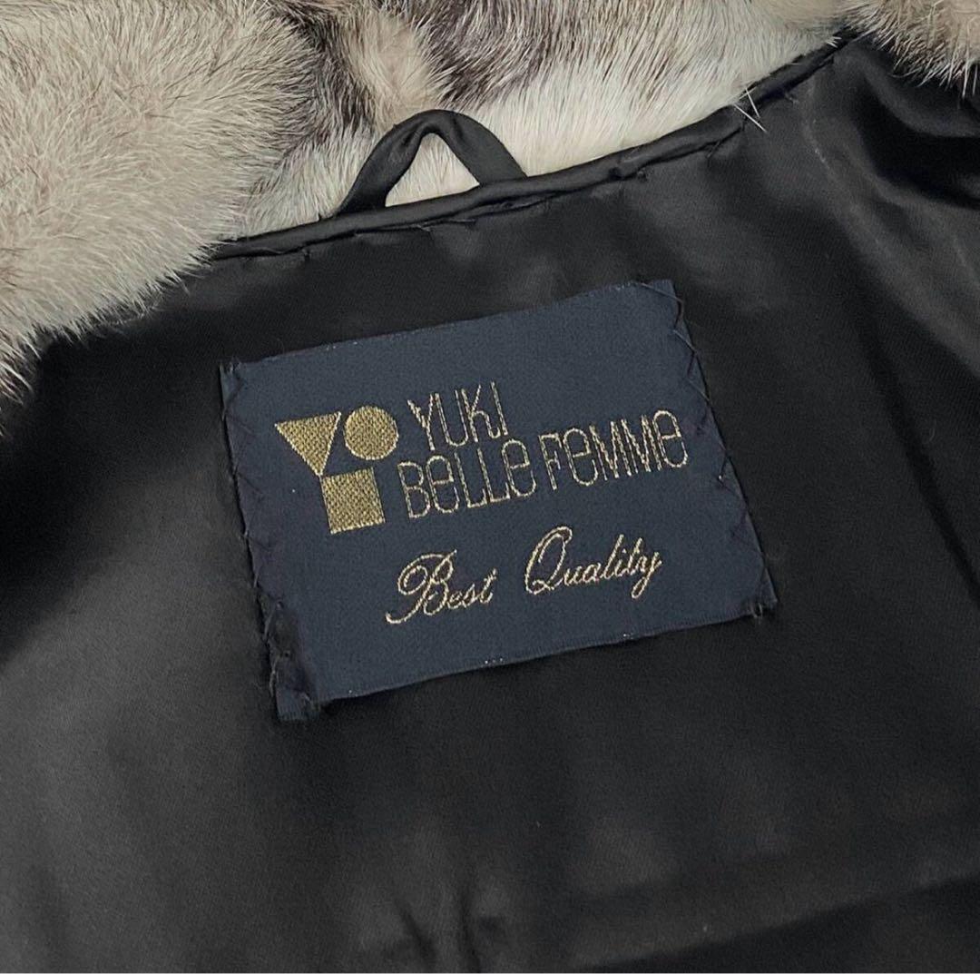 SAGA MINK サガロイヤル クロスミンク ロング コート 毛皮 コート