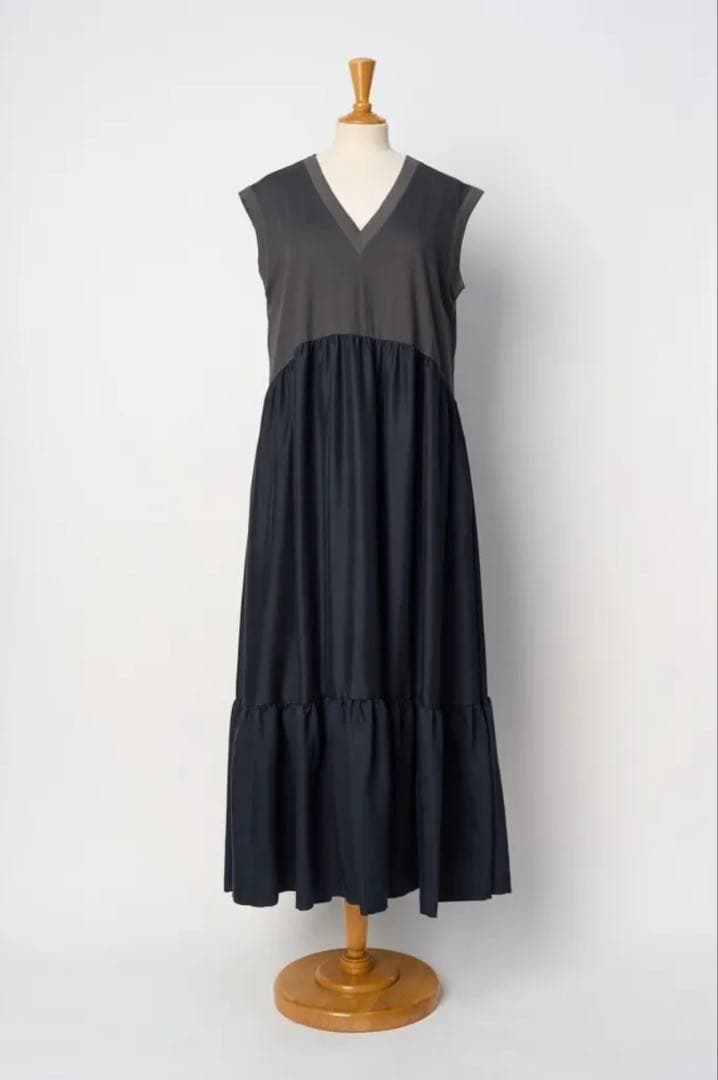 SINME VネックC/Sワンピース