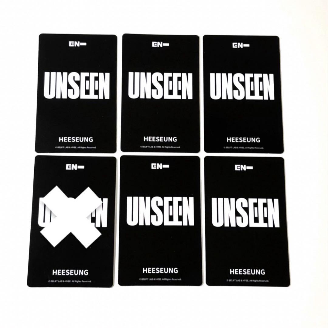 ENHYPEN ヒスン unseen トレカ