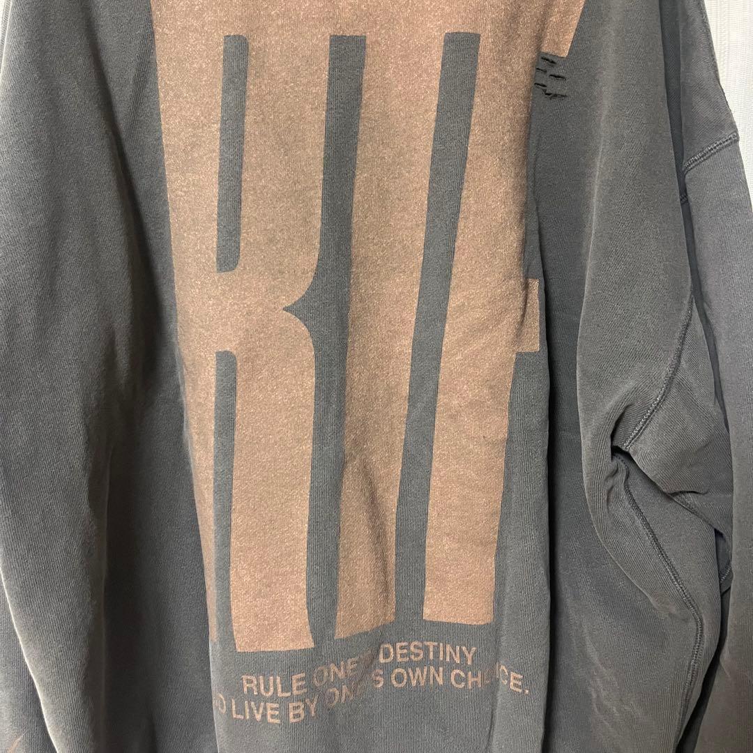 FLAME CREW NECK スウェットRULE THE FATE