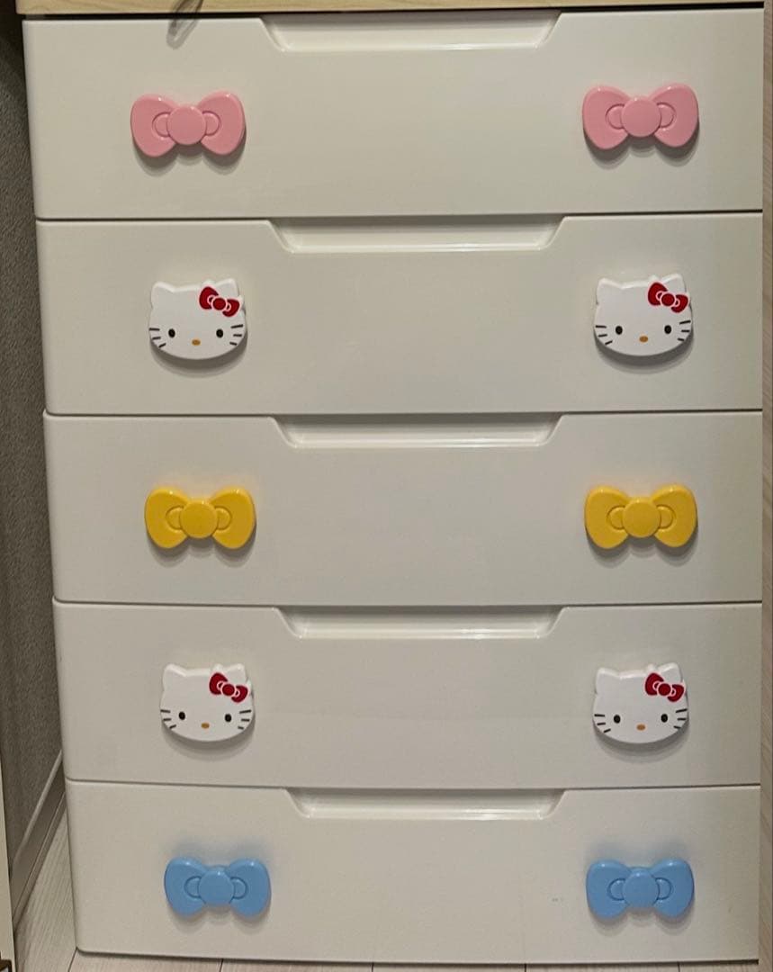 ハローキティ 5段チェスト　美品