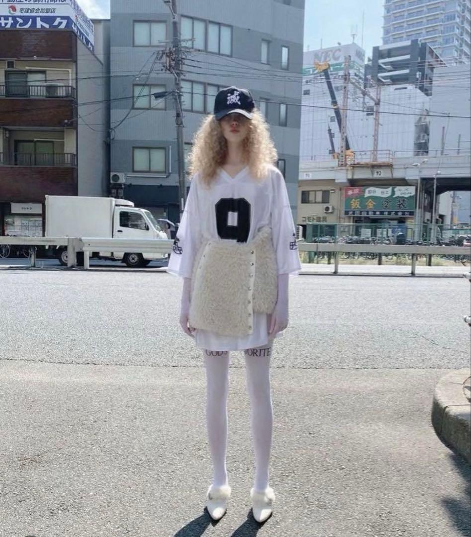 スカート kishidamiki fur skirt white