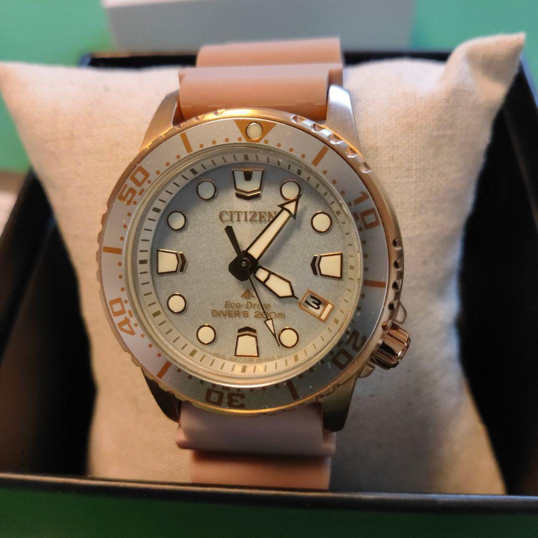 CITIZEN Eco-Drive レディース バンド替えメンズ使用できます。
