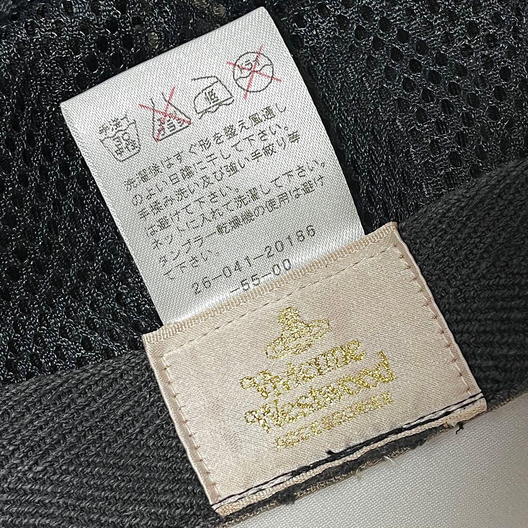 【美品】Vivienne Westwood 日本製オーヴ刺繍リネン製キャスケット