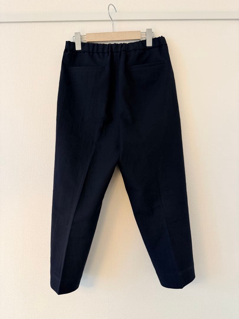 【定番】JIL SANDER ネイビー イージースラックスリラックスフィット