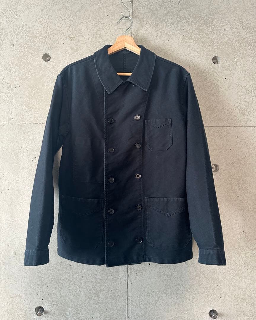 BRUT CLOTHING ダブルブレスト ブラックモールスキン フランス製