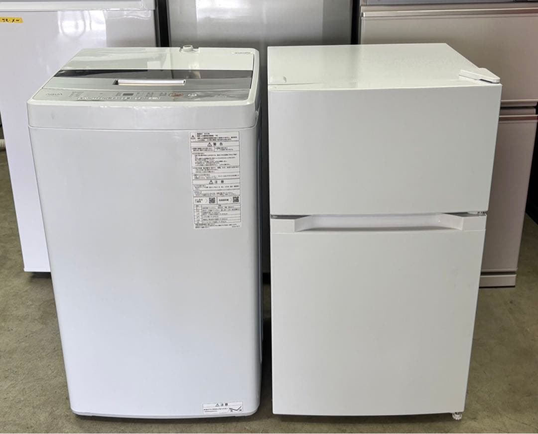 ⭐︎札幌限定 2点 冷蔵庫 87L 2024年 洗濯機 4.5kg 2023年