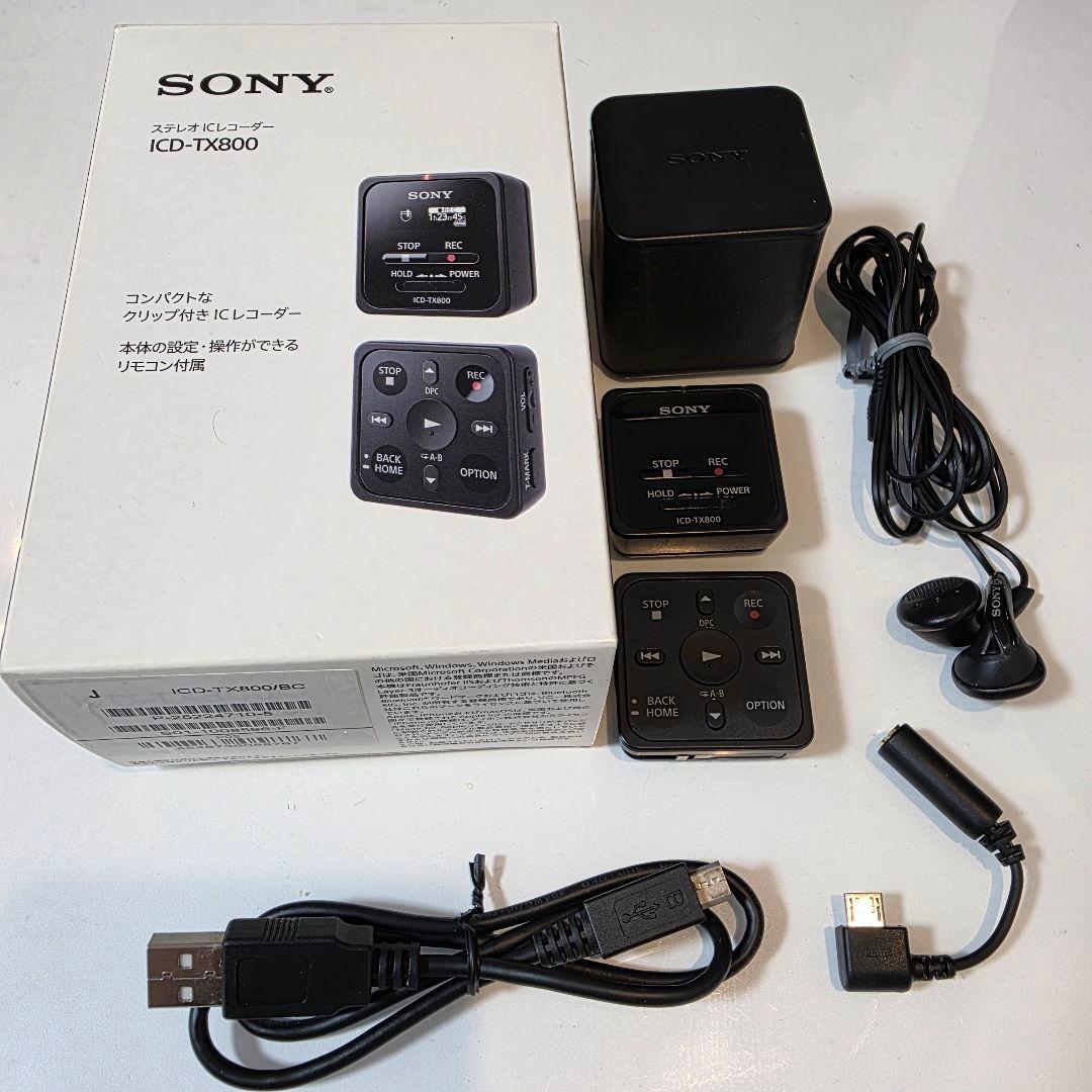 SONY ステレオICレコーダー ICD-TX800