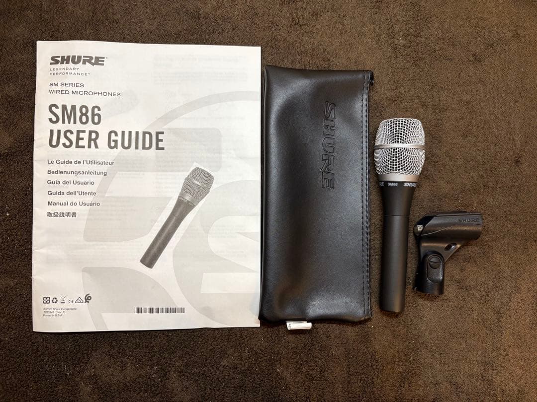 本日値下げ【正規品・美品】 SHURE SM86 コンデンサーマイク