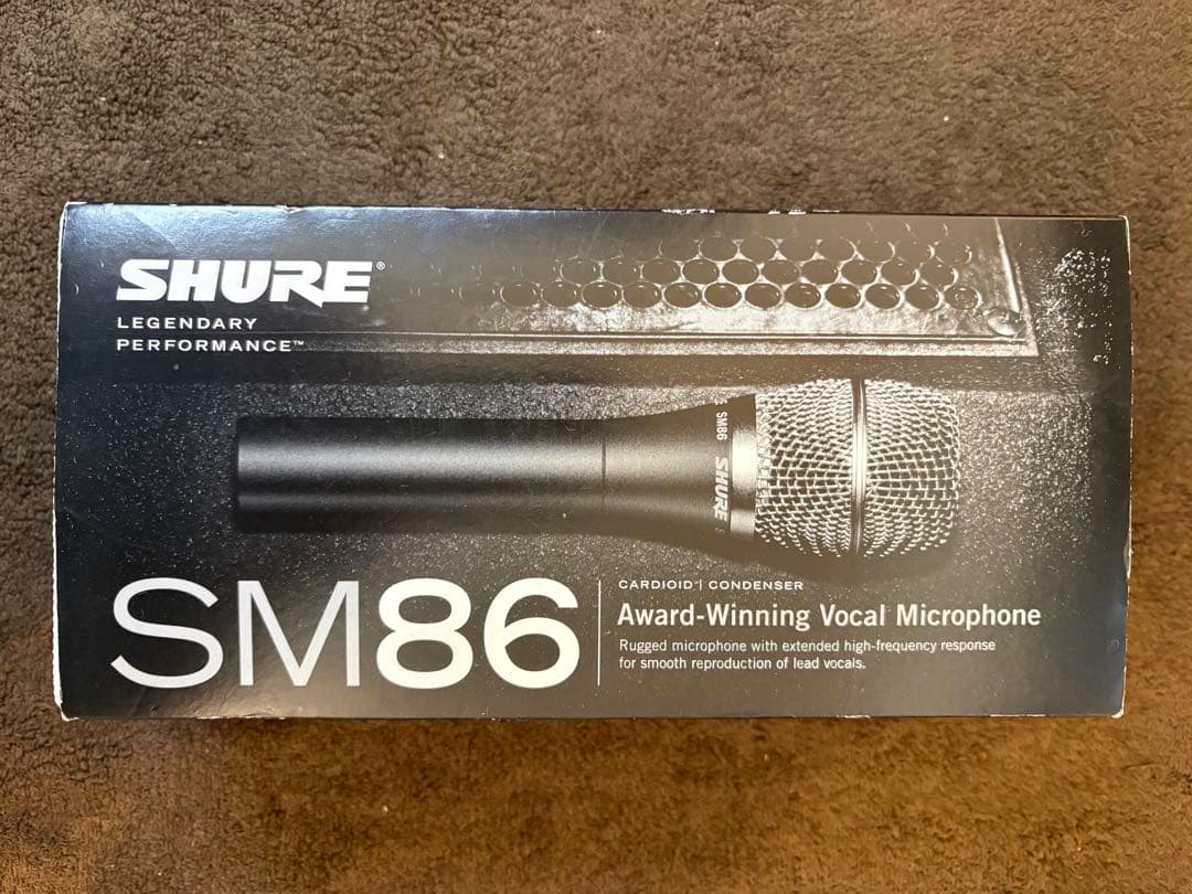 本日値下げ【正規品・美品】 SHURE SM86 コンデンサーマイク