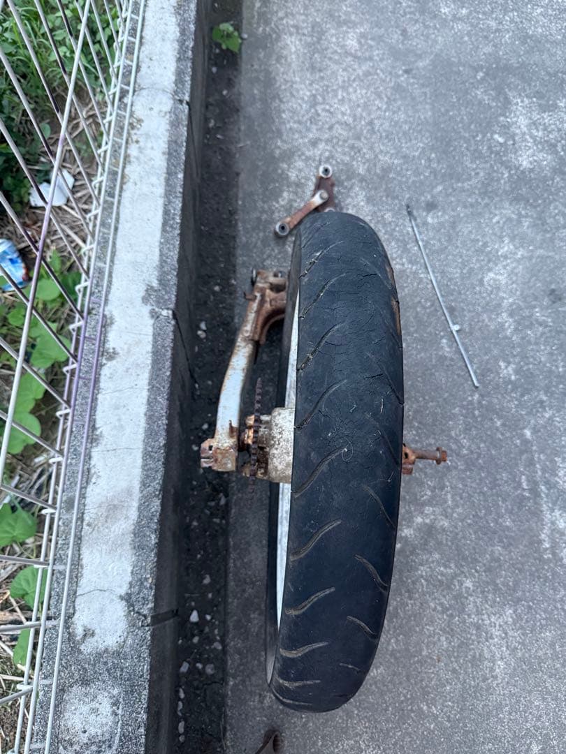 NS50F MBX50 スイングアーム、ホイールセット