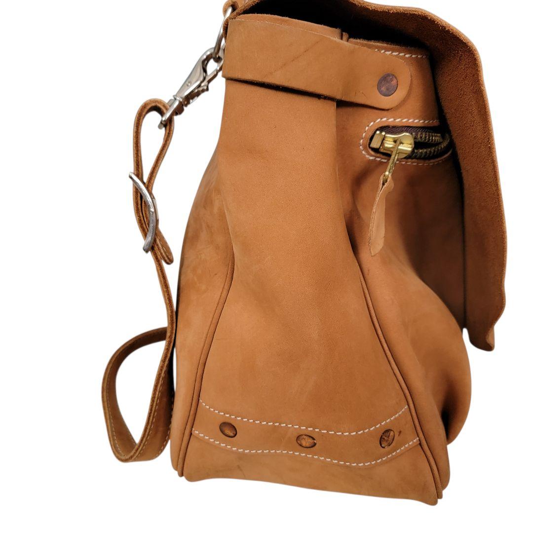 The J.Peterman Company ヌバックレザー　メッセンジャー