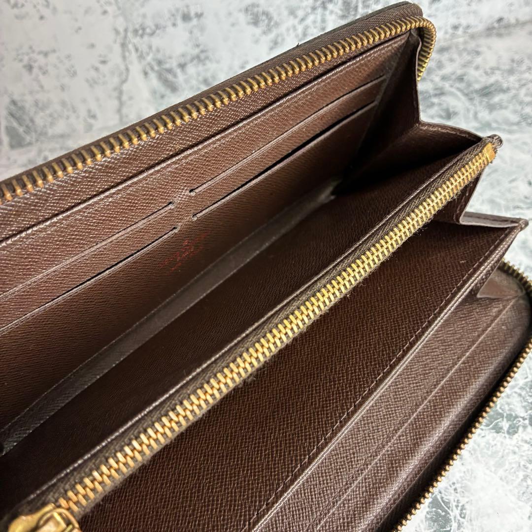 ✨LOUIS VUITTON✨　ルイヴィトン　長財布　ラウンドファスナー　ダミエ