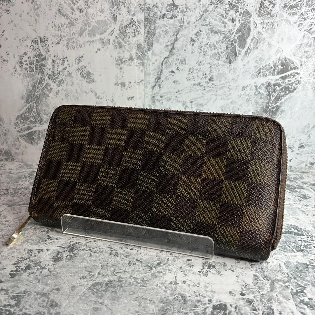 ✨LOUIS VUITTON✨　ルイヴィトン　長財布　ラウンドファスナー　ダミエ