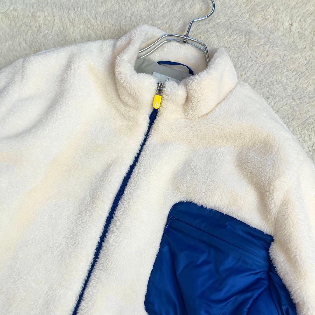 未使用級・近年モデル✨マンシングウェア　フリースジャケット　ゴルフ　ジップ　LL