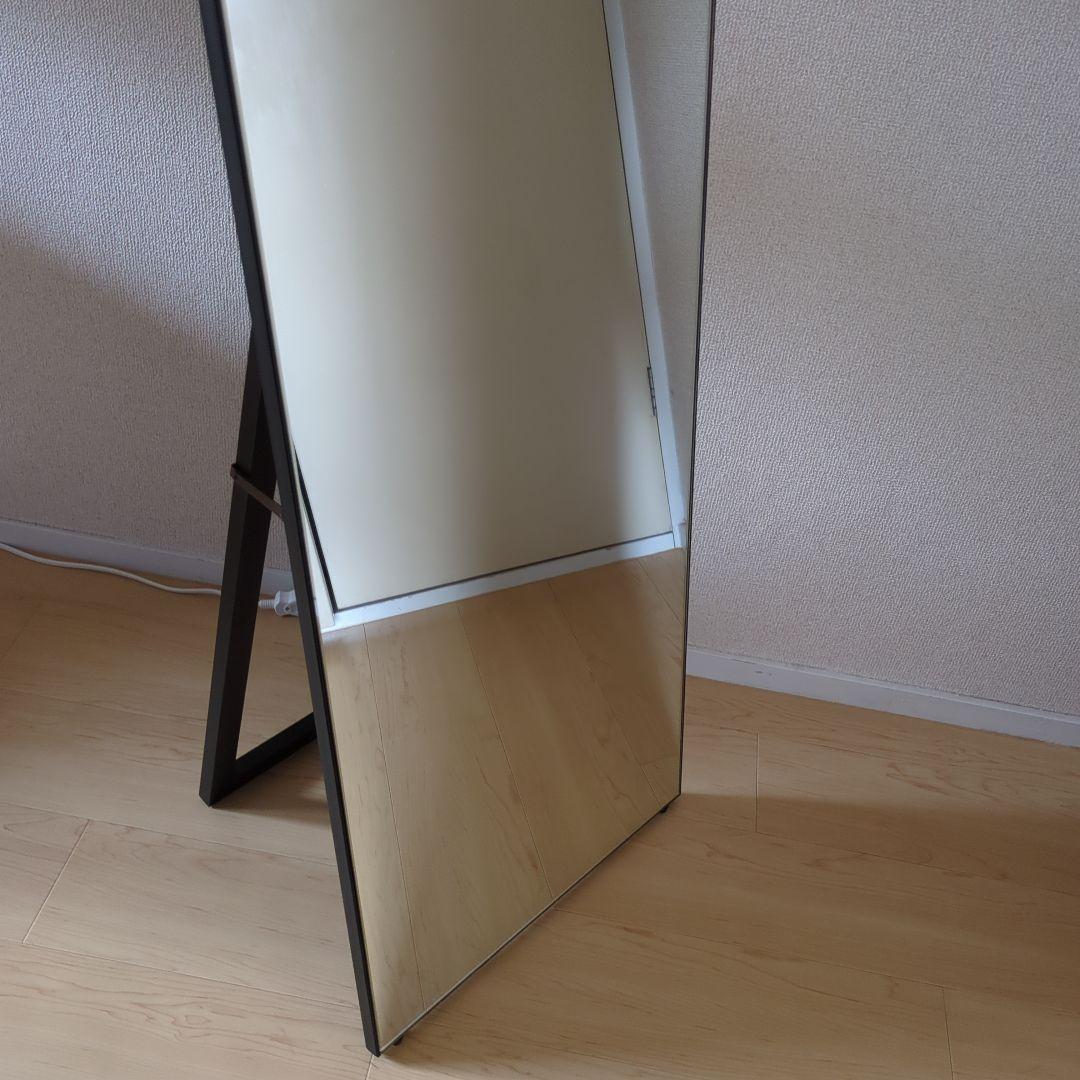 岡本鏡店 5mm厚ミラー 全身鏡 大きめ 45cmワイド縦型