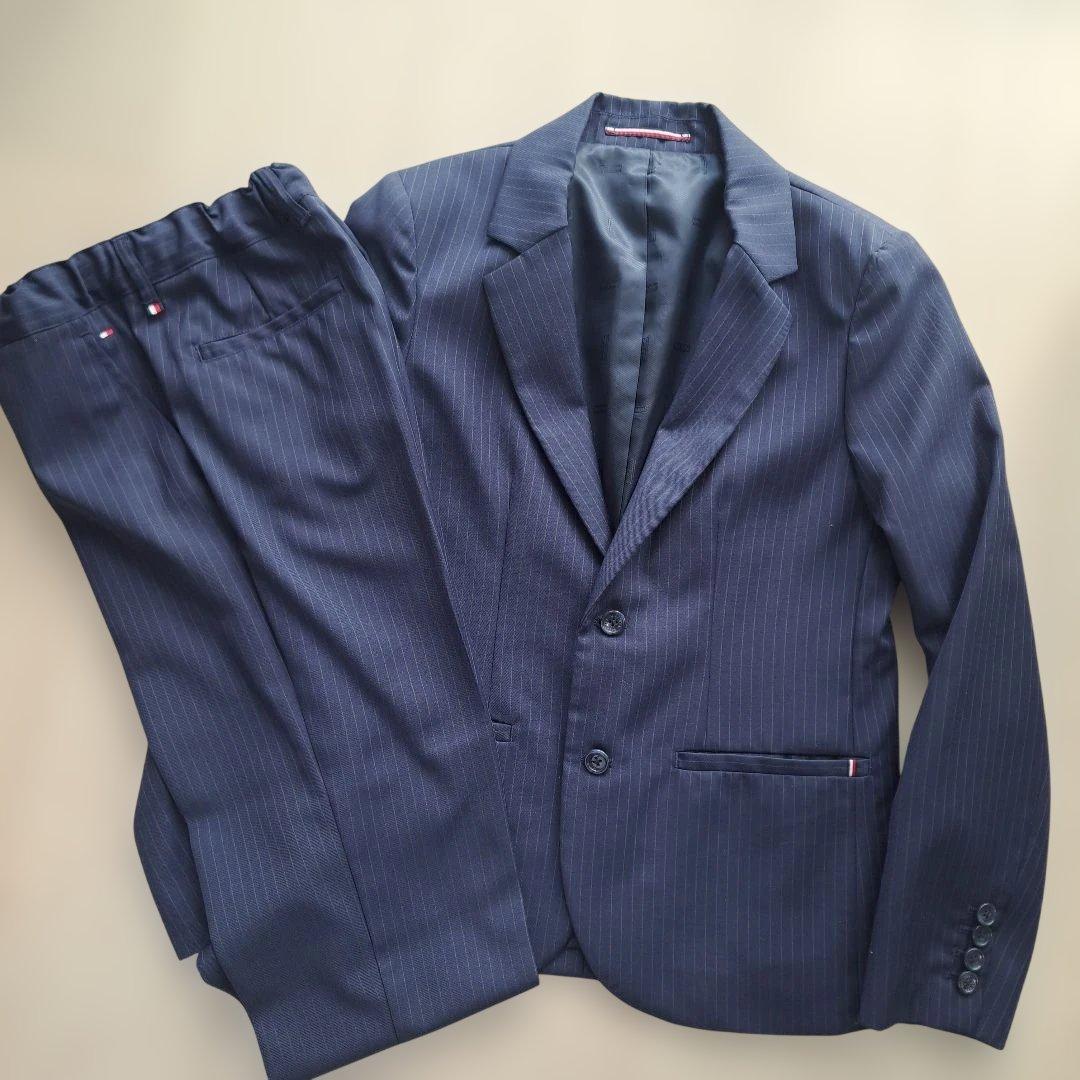 ネイビー ストライプ スーツセット