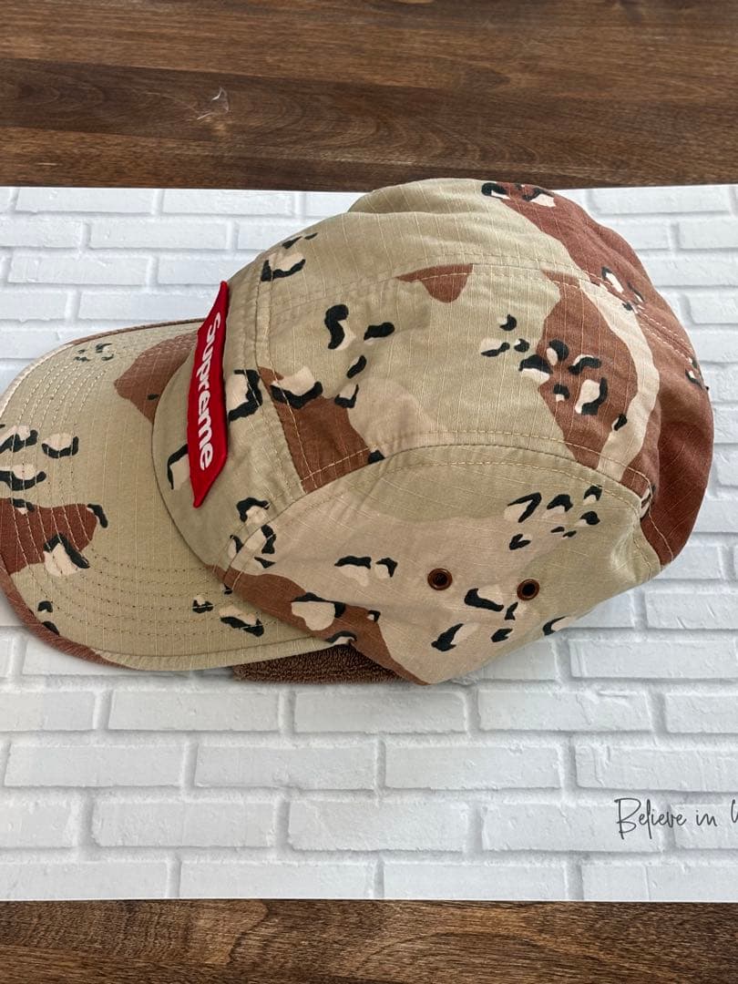 SUPREME チノキャンプキャップ チョコチップカモ usa製