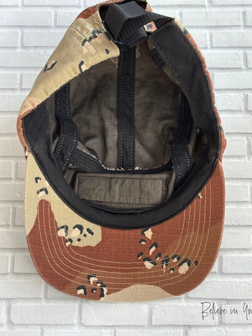 SUPREME チノキャンプキャップ チョコチップカモ usa製