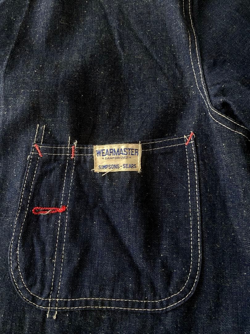 60s SEARS カバーオール ４つボタン 3ポケット ビッグシルエット