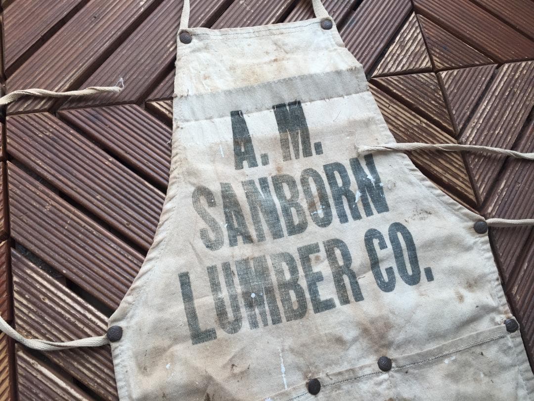 ト*イ様 汚物【10's リベット留 ワーク エプロン】