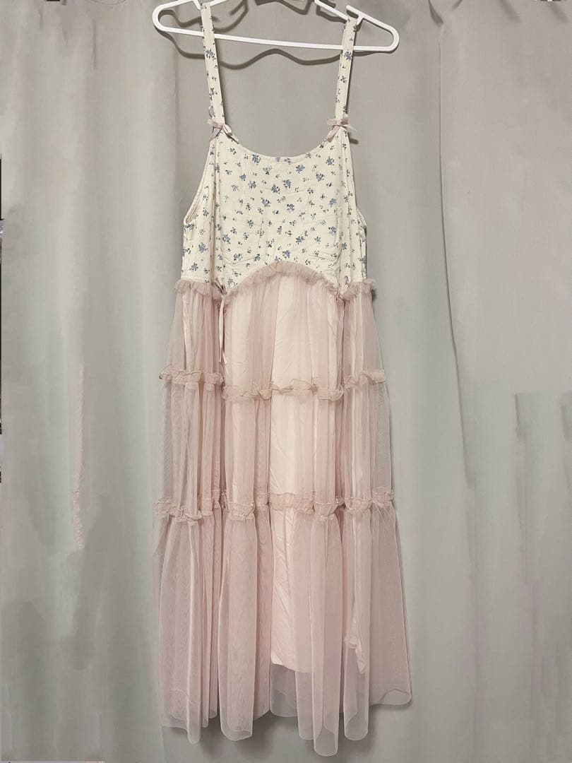 merryjenny petit flowerチュールキャミワンピース