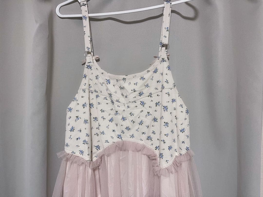 merryjenny petit flowerチュールキャミワンピース