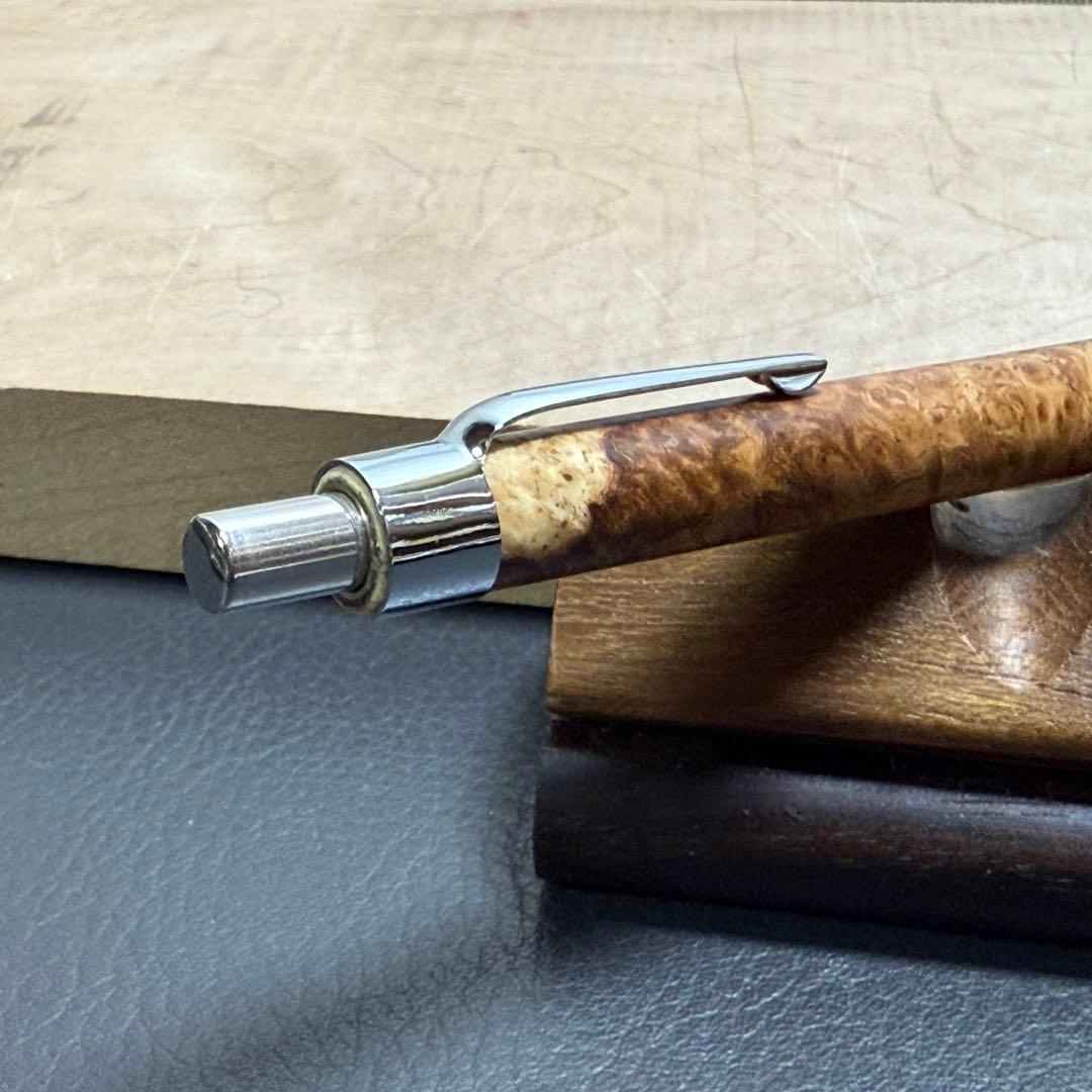 116アンボイナ　木製シャーペン　強低重心ダブルR 補修あり