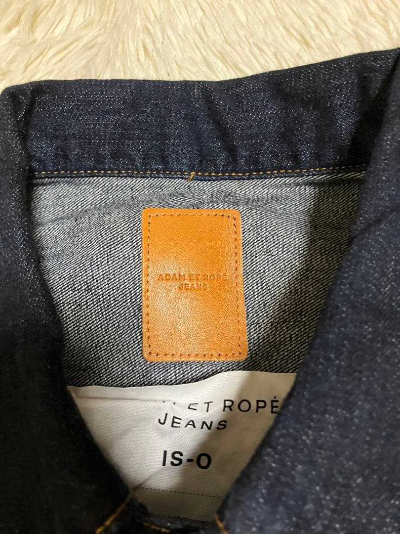 未使用　アダムエロペ　ジーンズ　デニム　インディゴ　オールインワン
