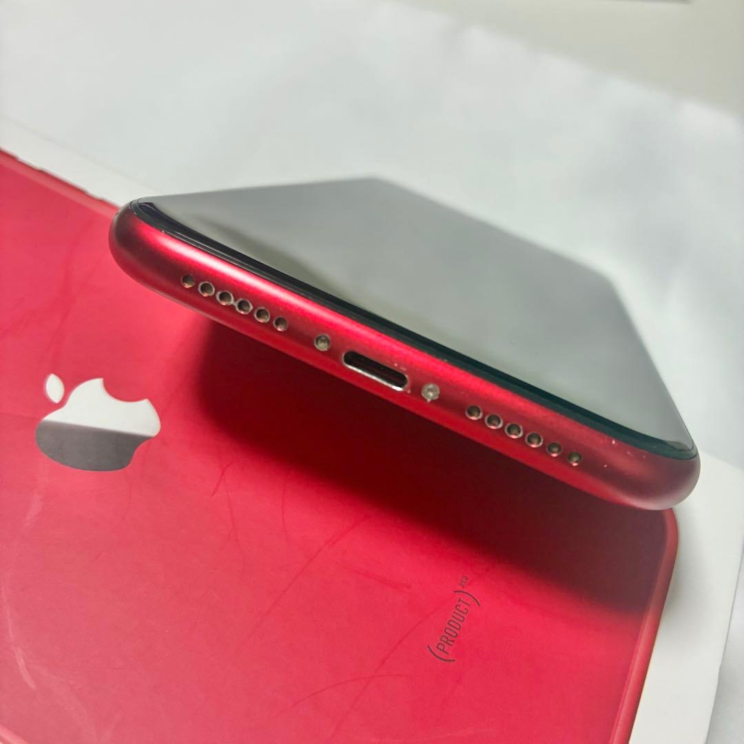 iPhone11 128GB レッド イヤフォン・ACアダプタ付き