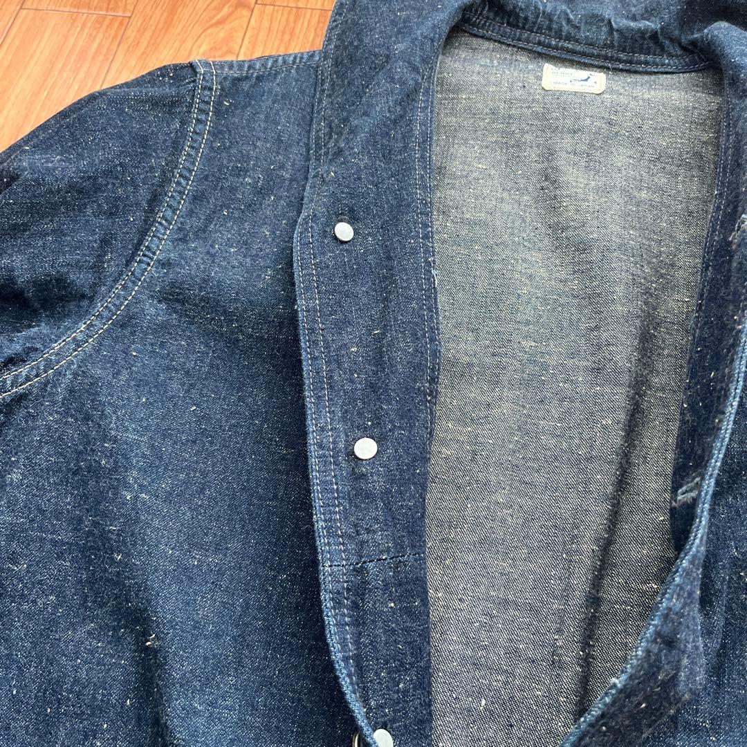 or slow カバーオール(ショールカラー)