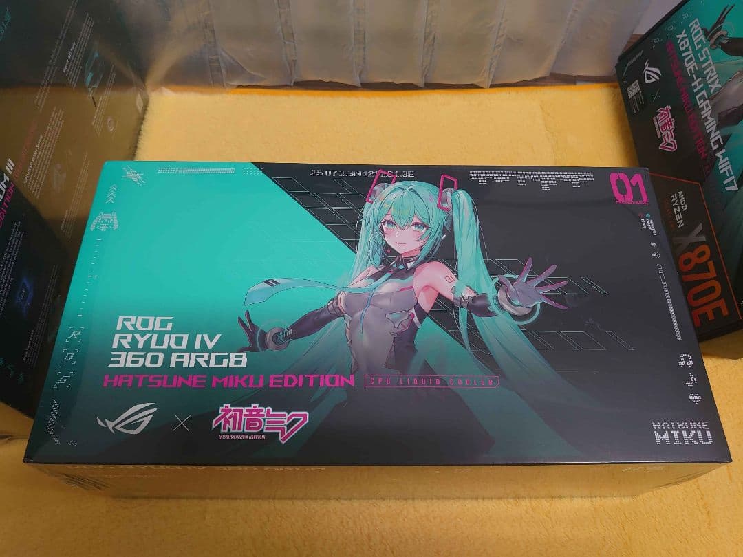 初音ミクX870E-H/ROG RYUO Ⅳ360/Thor 1200新品セット
