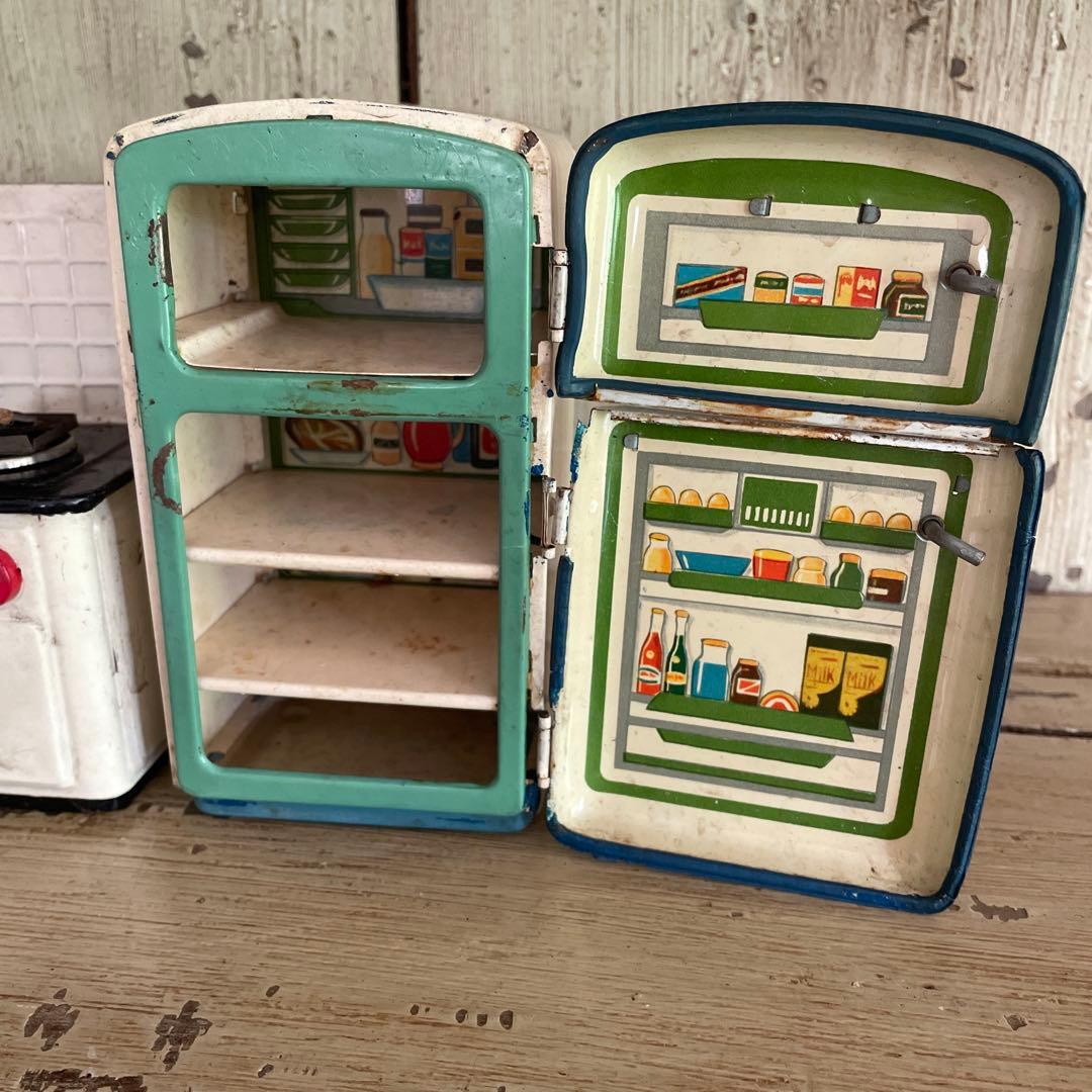 アンティーク　ブリキままごとキッチン