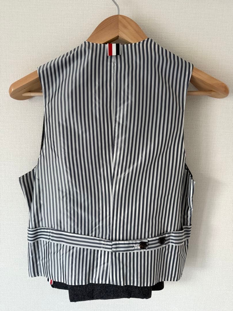 【希少生地カシミヤ混】THOM BROWNE.スリーピーススーツ