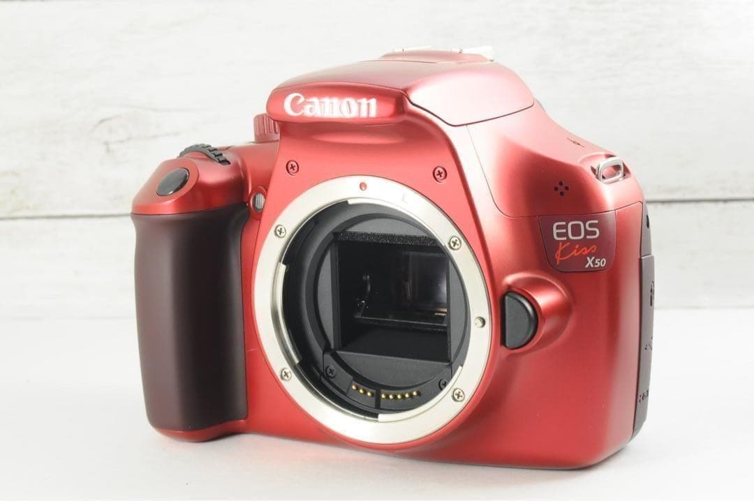 ❤️希少レッド❤️スマホ転送❤️Canon kiss X50