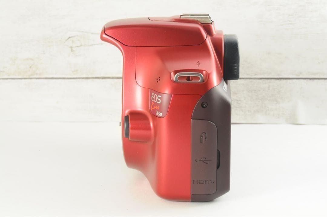 ❤️希少レッド❤️スマホ転送❤️Canon kiss X50
