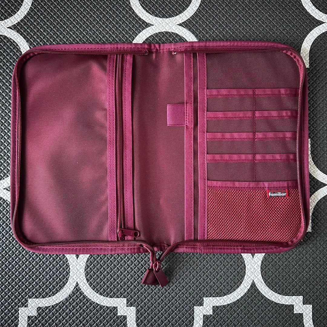 ファミリア 母子手帳ケース 002 レッド