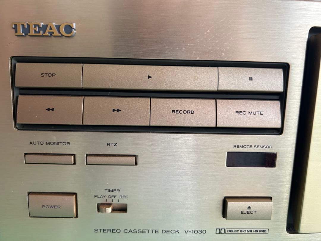 【 TEAC 】 V-1030 カセットデッキ ティアック