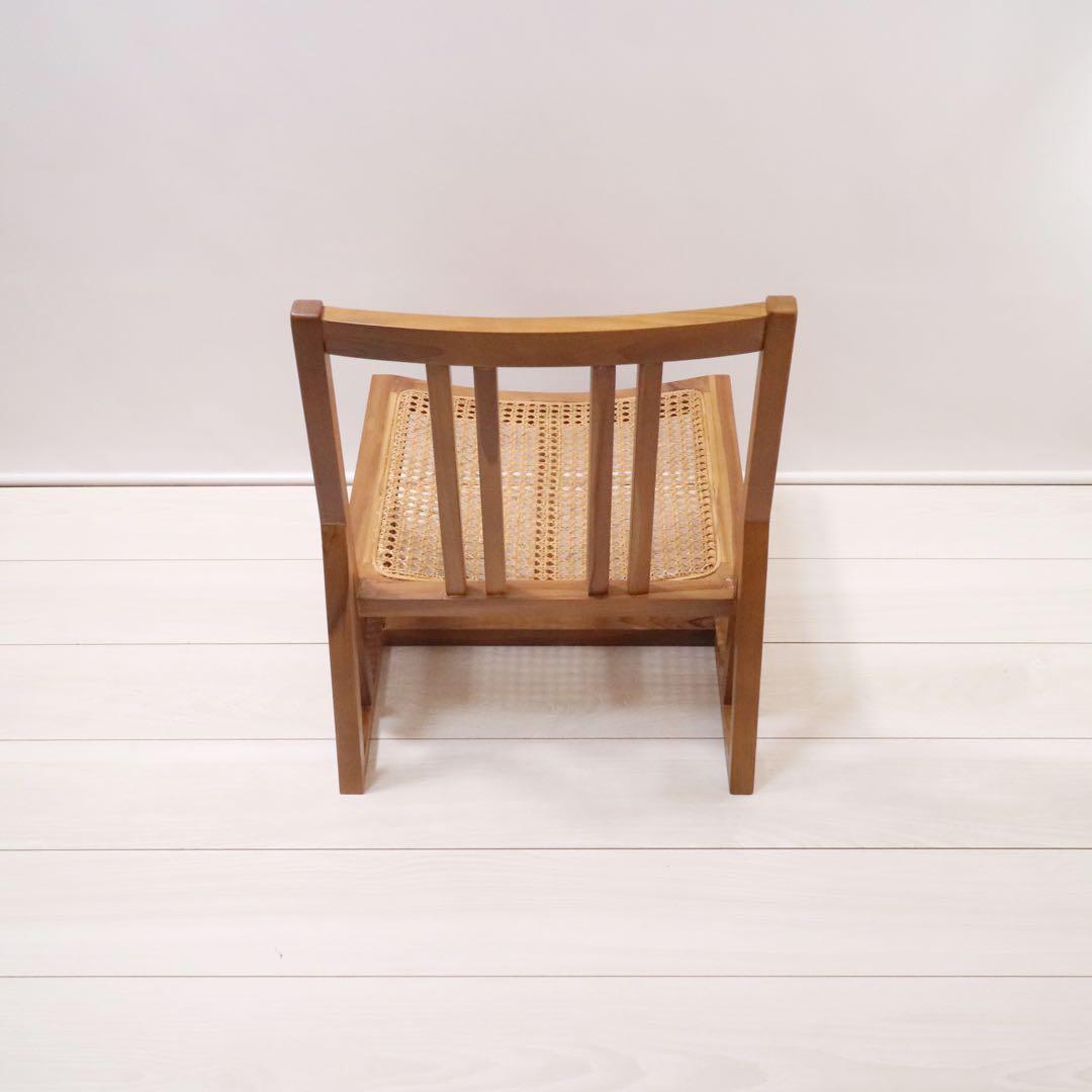 AZUMAYA BELOR 座椅子 ラタン フロアチェア 籐 北欧 モダン 1脚