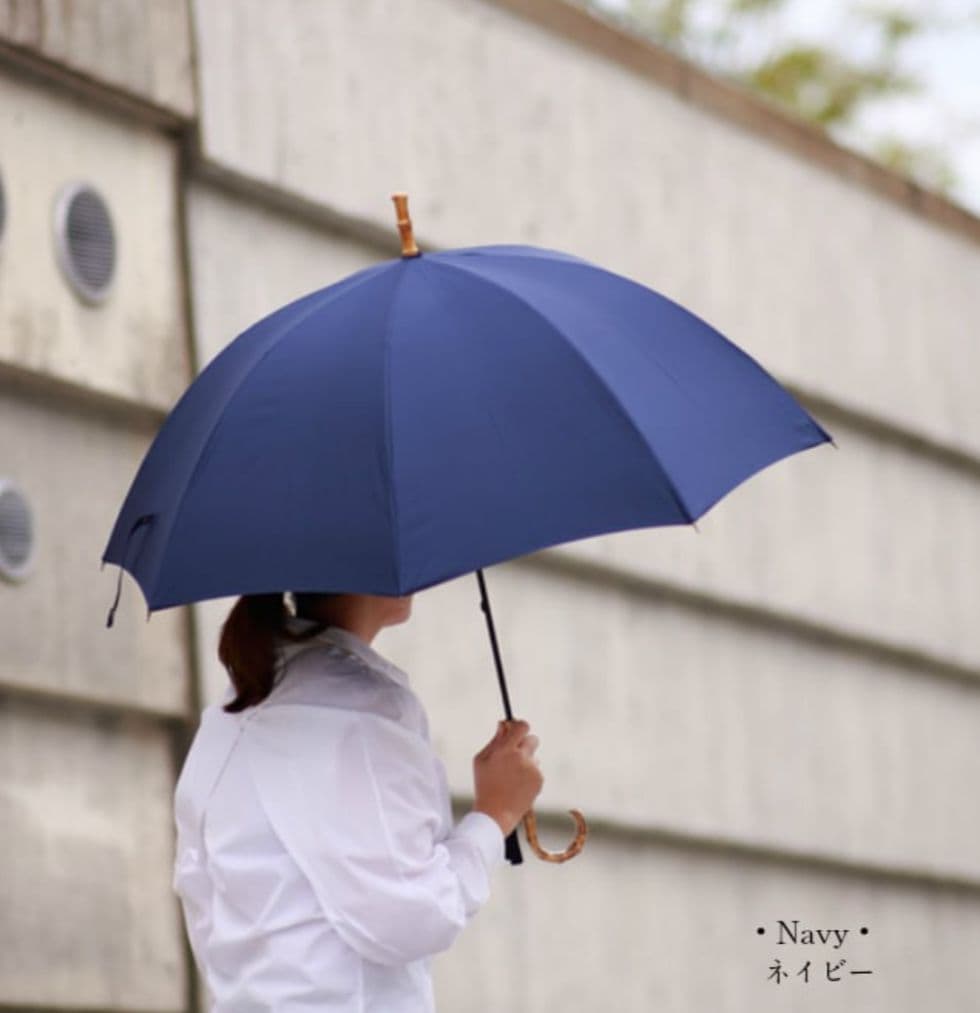 WAKAO ワカオ　傘　ネイビー