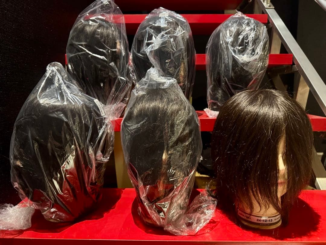 未使用　三矢　美容師実技試験用 カットウィッグ 24-12-13 6個セット