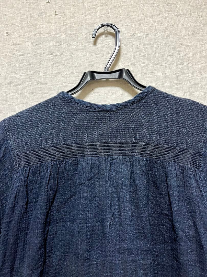 希少Plantationプランテーションインディゴ羽織りワンピース◯